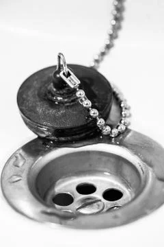 Sink and plug Stock Photos