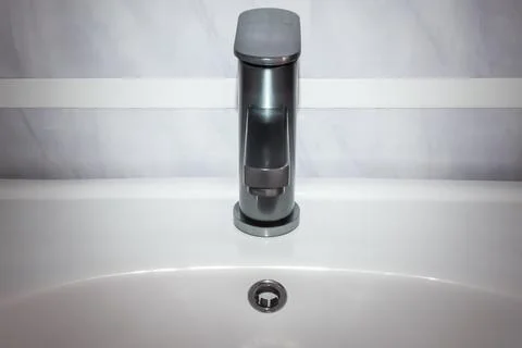 Sink in the bathroom Stock Photos