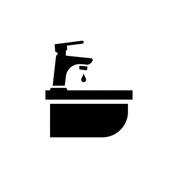 Sink icon vector design templates simple and modern Stock Illustration