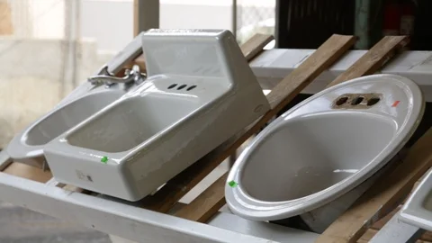 Sink Models Stock Footage 104773273