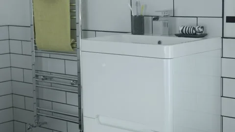 Sink Modern Bathroom  Stock Footage 260325771