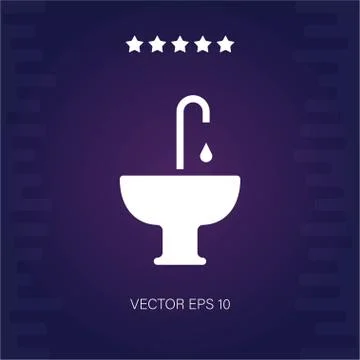 Sink vector icon Stock Illustration