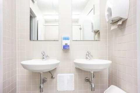 Sink on the wall Foto stock