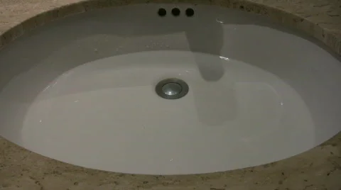 Sink with water Stock Footage 452342