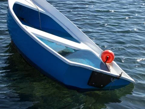 Sinking boat Stock Photos