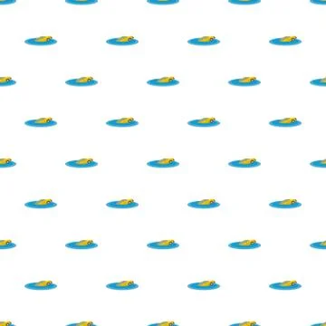 Sinking car pattern seamless Stock Illustration