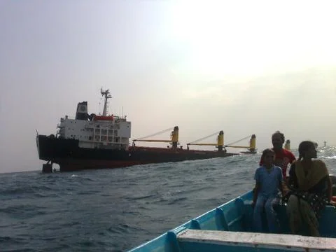 Sinking full view Stock Photos