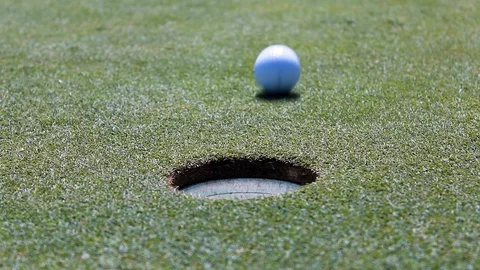 Sinking a Putt Stock Footage 116130096