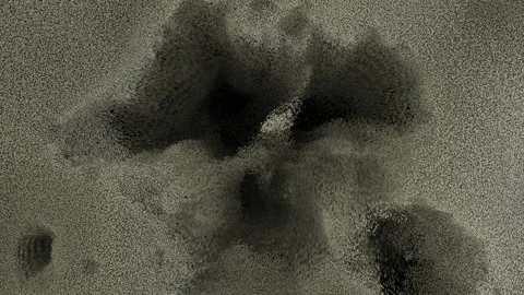 Sinking sand ground, Sinking into the pitfall Stock Footage 93892105