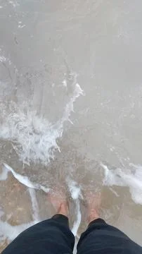 Sinking into the Sand Stock Photos