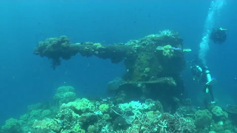 Sinking Ship Stock Footage 332765599