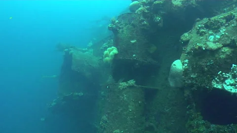 Sinking Ship Stock Footage 332765712