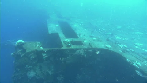 Sinking Ship Stock Footage 332765756