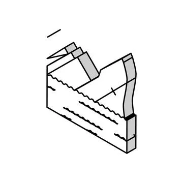 Sinking ship sad mood isometric icon vector illustration Stockillustratie