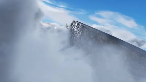 A sinner man fall from heaven to hell. Religious. concept. Video stock 328548767