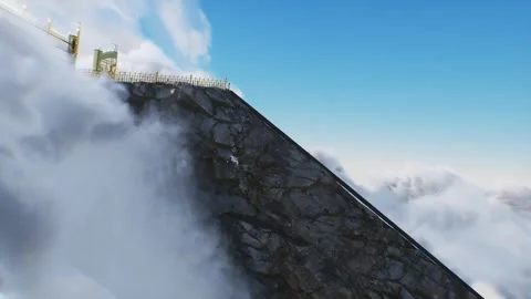 A sinner man fall from heaven to hell. Religious. concept. Stock Footage 328548834