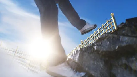 A sinner man fall from heaven to hell. Religious. concept. 3d rendering. Illustration