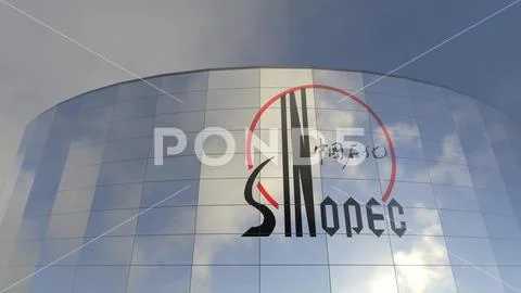 Sinopec logo Financial District Landmark The Glass Tower of Profit and ...