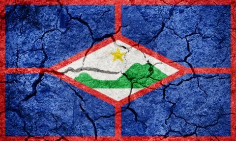 Sint Eustatius flag Stock Photos