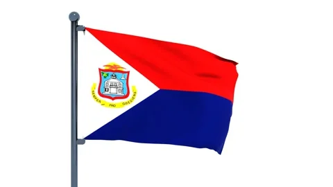Sint Maarten Flag Stock Footage 150205314