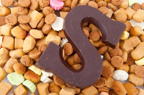 Sinterklaas candy Stock Photos