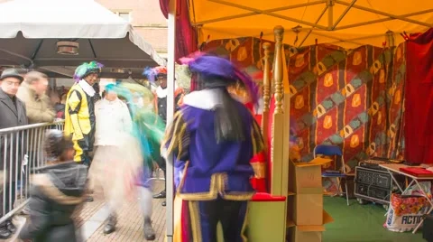 Sinterklaas Timelapse Video stock 61647694