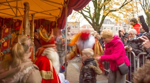 Sinterklaas Timelapse Video stock 61647700