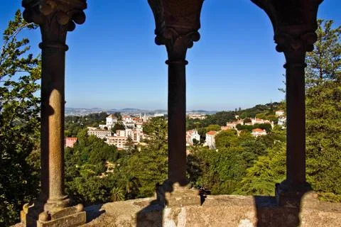 Sintra balcony Stock Photos