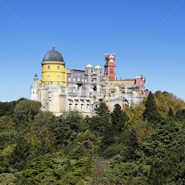 Sintra square Stock Photos
