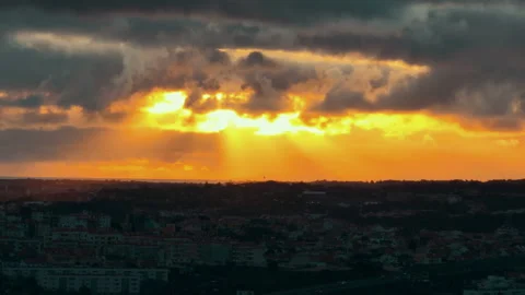 Sintra Sunset 5 Video stock 188916968