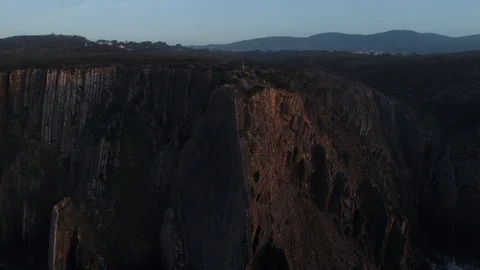 Sintra sunset rocks redact Stock Footage 127469233