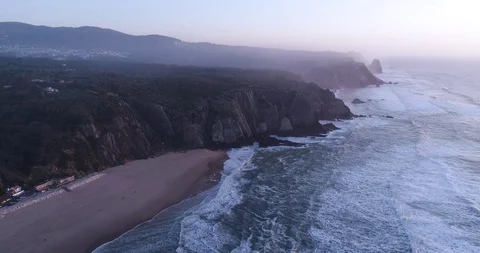 Sintra sunset shore 4 17-9 colored 6 speed Stock Footage 127615218
