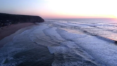 Sintra sunset shore 9 16-9 colored 5 speed 動画素材 128333751