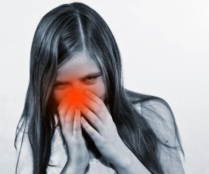 Sinus headache Ilustração Stock