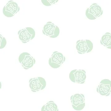 Sinus problems glyph seamless pattern Stock Illustration