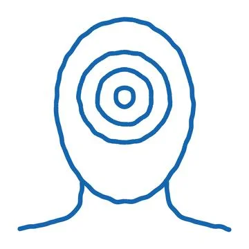 Sinusitis Brow Bone And Cheekbones Head Vector イラスト素材