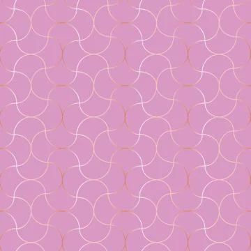 Siny foil netting seamless vector pattern on pink Illustrazione stock
