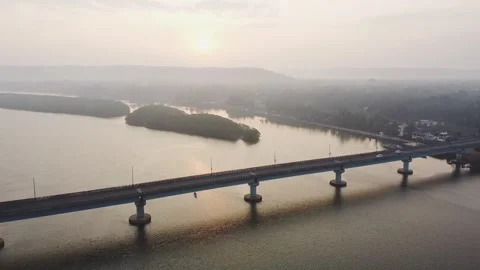 Siolim Bridge Stock Footage