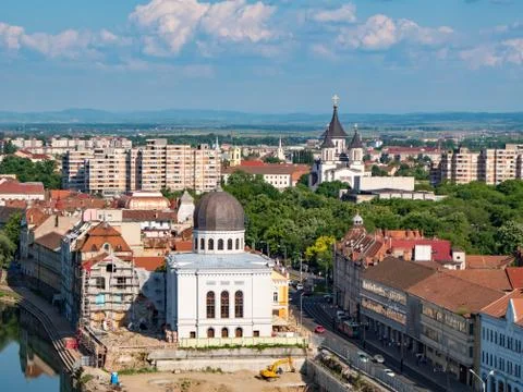 Sion Synagogue in Oradea Stock Photos