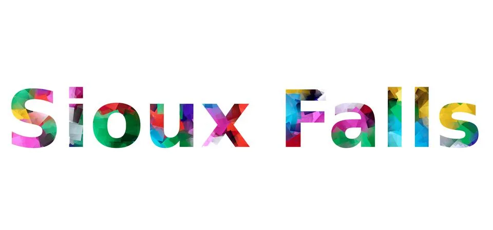 Sioux Falls Stock Illustration