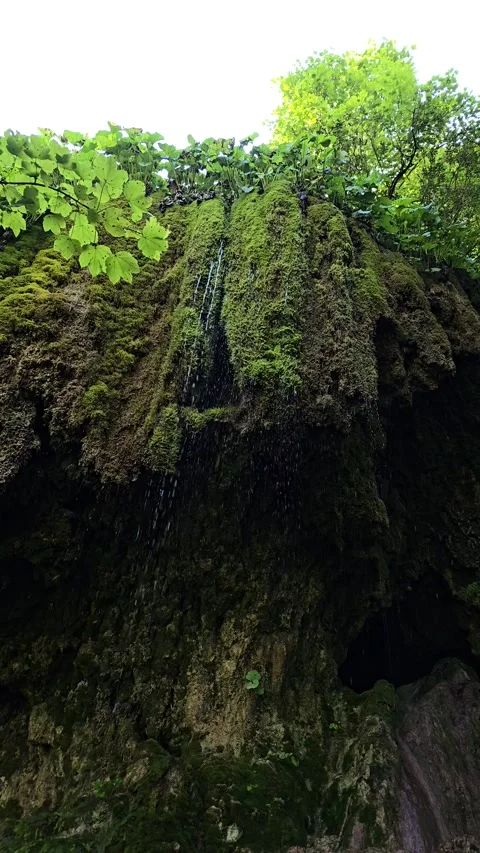 Sipote Waterfall (Cascadele de travertin) Stock Footage 317036148