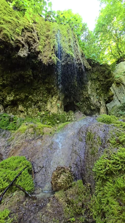 Sipote Waterfall (Cascadele de travertin) Stock Footage 317036301