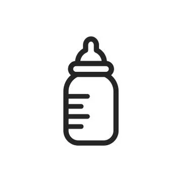 Sippy cup icon vector on white background Stock Illustration
