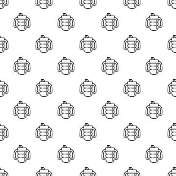 Sippy cups pattern representing baby feeding objects Stock Illustration
