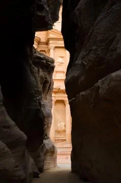 The siq, petra Stock Photos