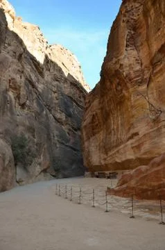 The siq, petra Stock Photos