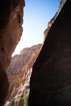 Siq of Petra Stock Photos