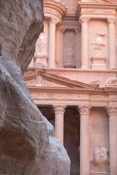 Siq of Petra Foto stock