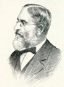 Sir John Evans, 1823 - 1908. English Archaeologist And Geologist. Fr 스톡 사진