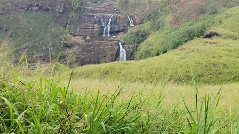 Sir Lankan waterfall Video stock 179459380